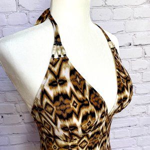 🌸 Profile by Gottex Halter Tankini, Size 12